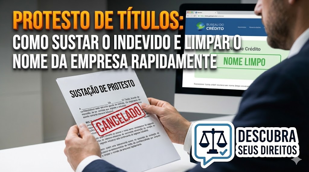 Protesto de Títulos: como sustar o protesto indevido e limpar o nome da empresa rapidamente