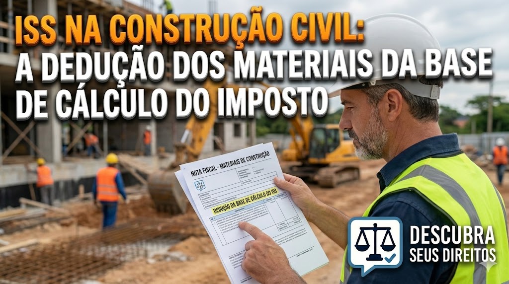 ISS na Construção Civil: a dedução dos materiais da base de cálculo do imposto