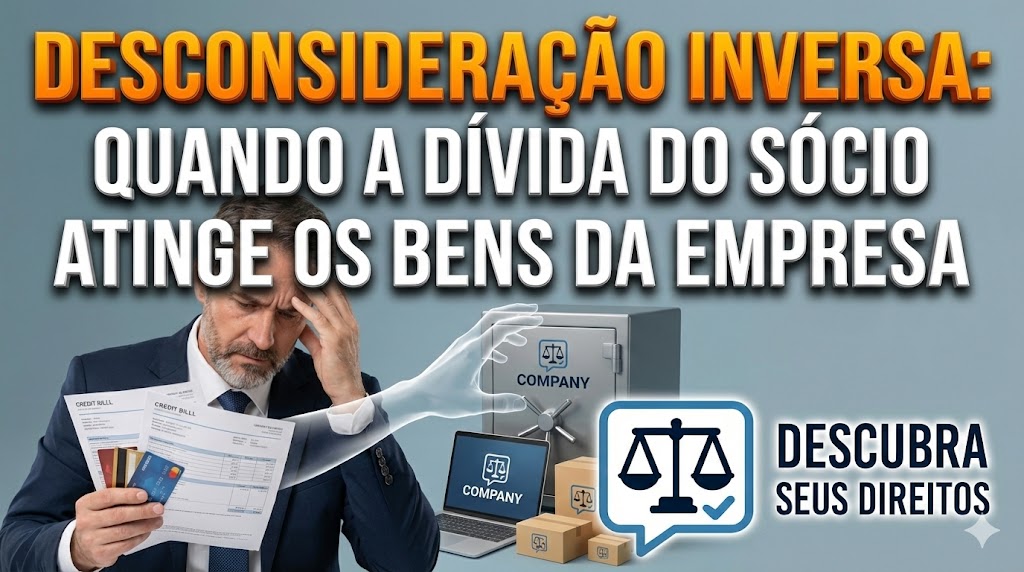 Desconsideração Inversa da Personalidade Jurídica: quando a dívida do sócio atinge os bens da empresa
