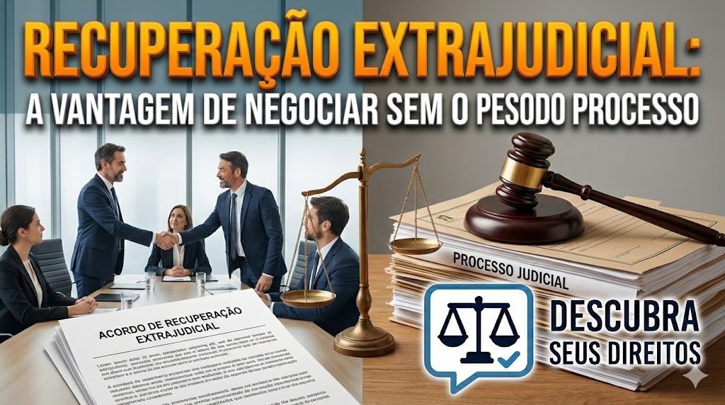 Recuperação Extrajudicial: a vantagem de negociar com credores sem o peso do processo judicial
