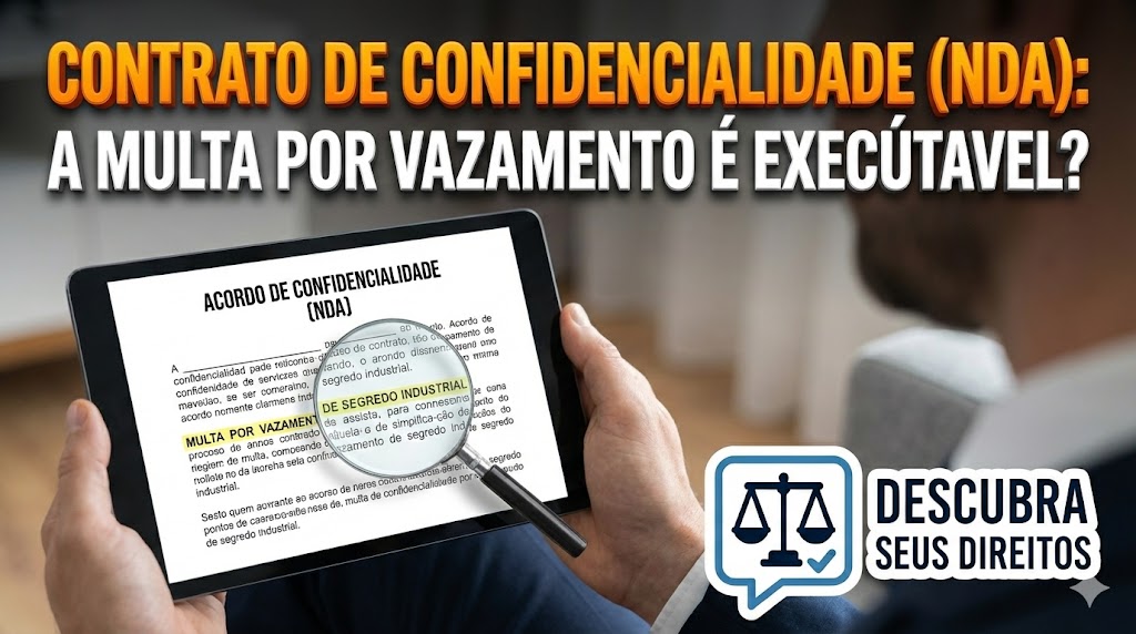 Contrato de Confidencialidade (NDA): a multa por vazamento de segredo industrial é executável?