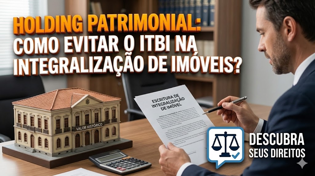 Holding Patrimonial: a integralização de imóveis pelo valor histórico evita ITBI?