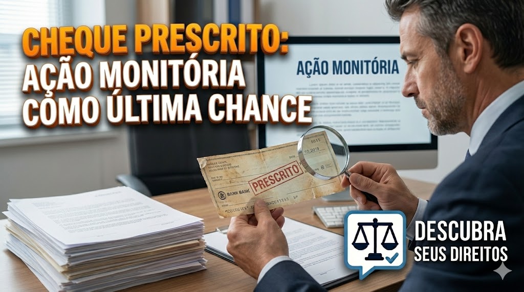 Cheque Prescrito: a ação monitória é a última chance de cobrar a dívida antiga?