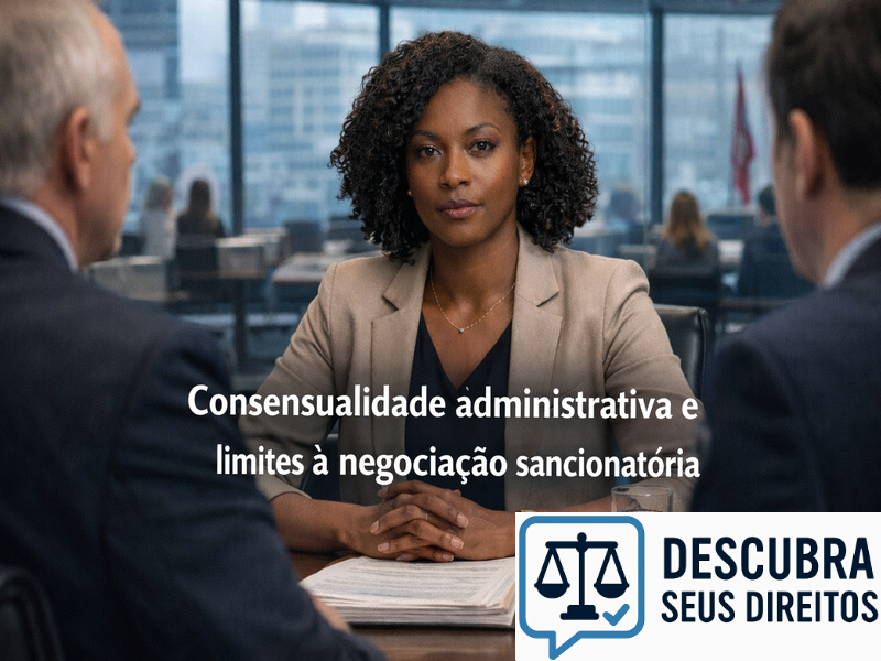 Consensualidade administrativa e limites à negociação sancionatória