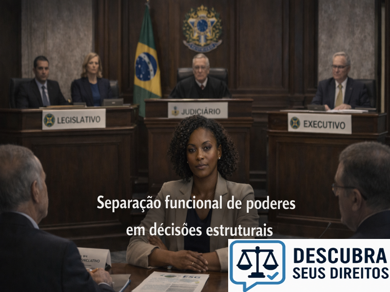 Separação funcional de poderes em decisões estruturais