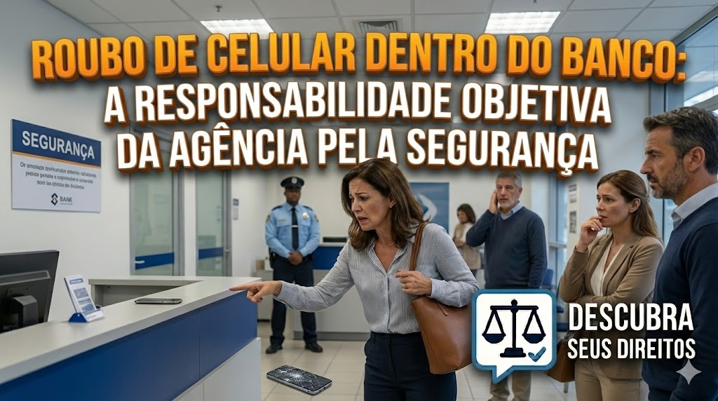Roubo de Celular dentro do Banco: a agência responde objetivamente pela segurança?