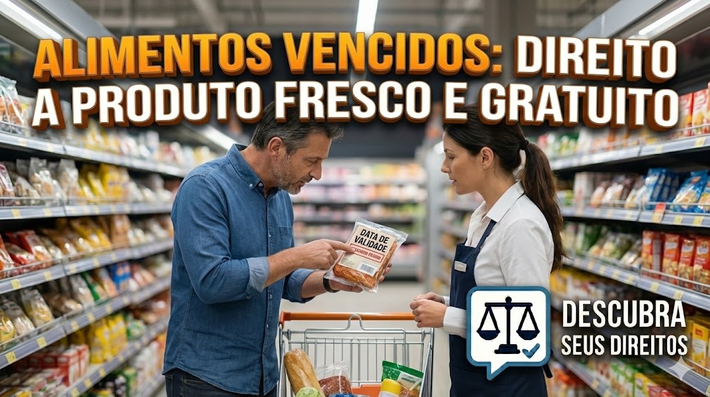 Alimentos Vencidos no Mercado: o consumidor tem direito a receber um produto igual e fresco gratuitamente?