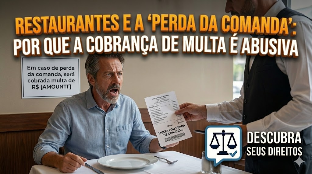 Restaurantes e a “Perda da Comanda”: por que a cobrança de multa é abusiva