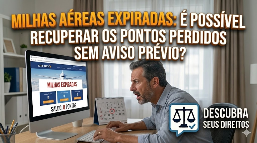 Milhas Aéreas Expiradas: é possível recuperar os pontos perdidos sem aviso prévio?