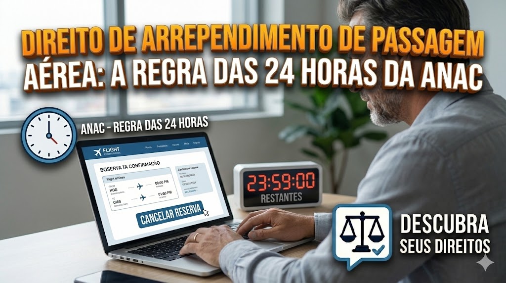 Direito de Arrependimento de Passagem Aérea: como funciona a regra das 24 horas