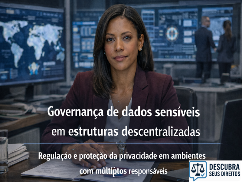 Governança de dados sensíveis em estruturas descentralizadas