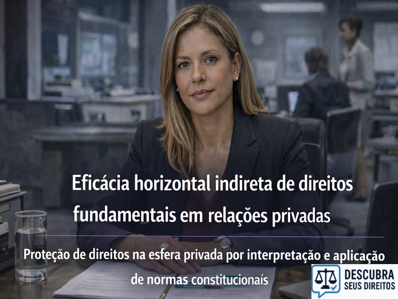 Eficácia horizontal indireta de direitos fundamentais em relações privadas assimétricas