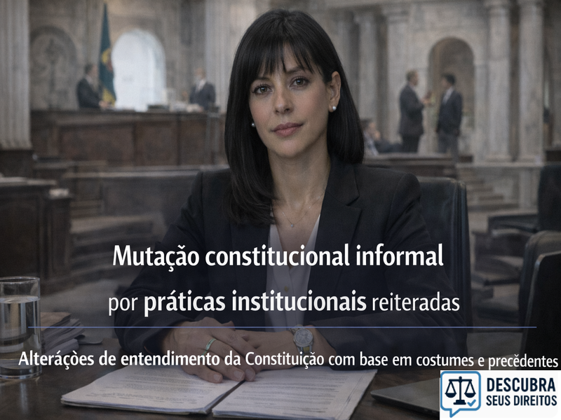 Mutação constitucional informal por práticas institucionais reiteradas