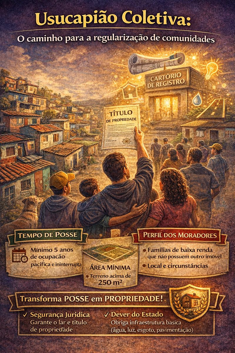 Usucapião Coletiva: Regularizando comunidades