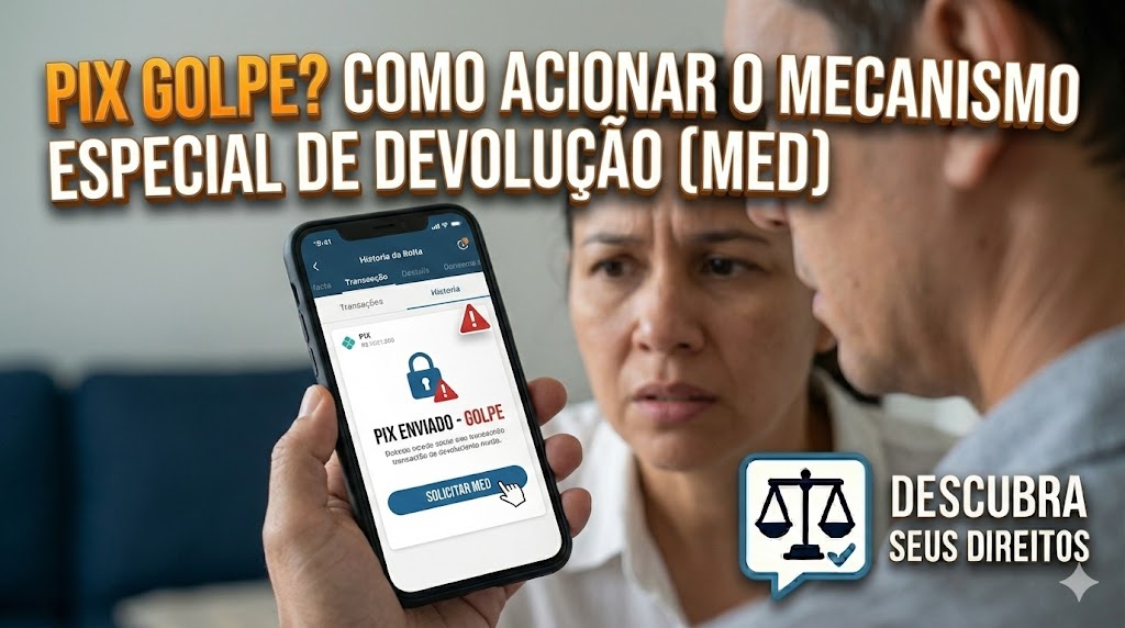 Mecanismo Especial de Devolução (MED) do Pix: como acionar se caiu em golpe