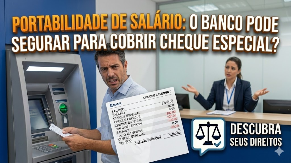 Portabilidade de Salário: o banco pode “segurar” o dinheiro para cobrir cheque especial antes de transferir?