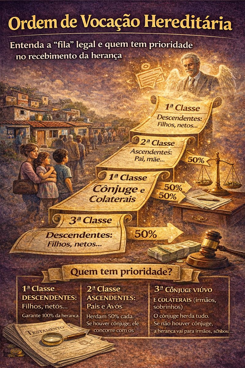 Ordem de Vocação Hereditária: Quem recebe a herança primeiro?