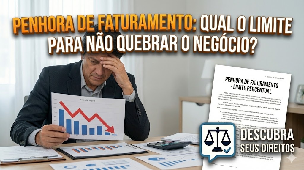 Penhora de Faturamento da Empresa: qual o limite percentual para não quebrar o negócio