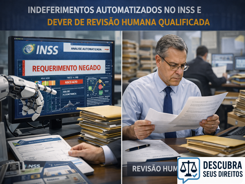 Indeferimentos automatizados no INSS e dever de revisão humana qualificada