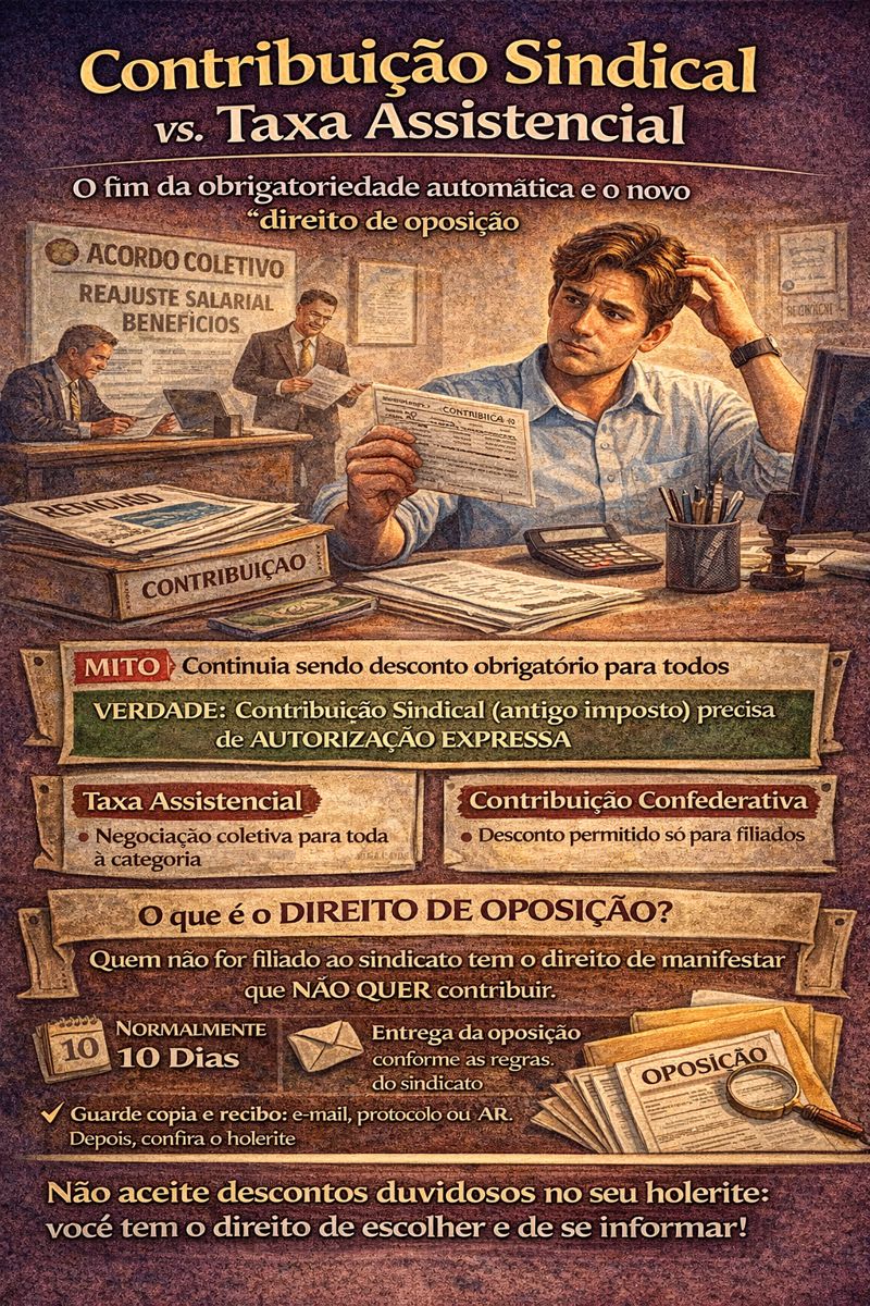 Contribuição Sindical e a Taxa Assistencial