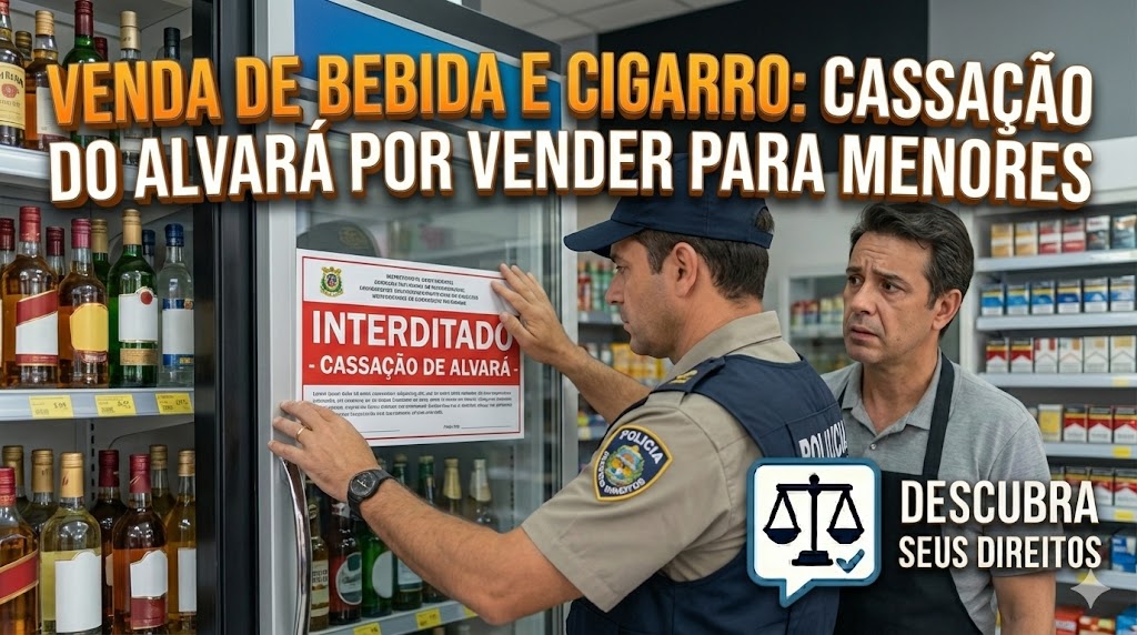Venda de Bebida e Cigarro: a cassação do alvará do estabelecimento que vende para menores