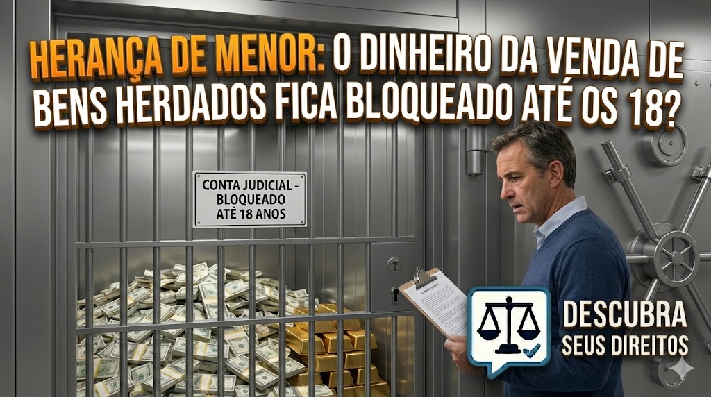Herança de Menor: o dinheiro da venda de bens herdados fica bloqueado até os 18 anos?