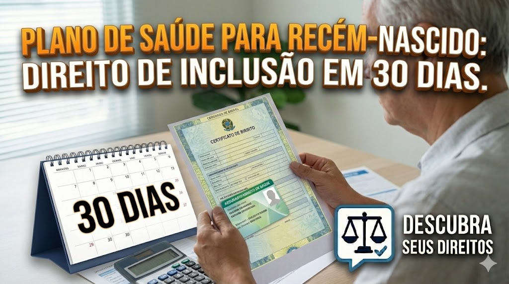Plano de Saúde para Recém-Nascido: o direito de inclusão no plano do avô ou do titular em 30 dias