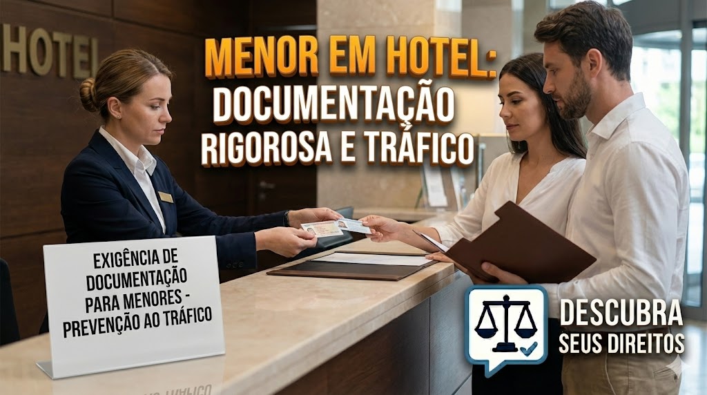 Menor em Hotel: a exigência de documentação rigorosa para evitar tráfico de crianças