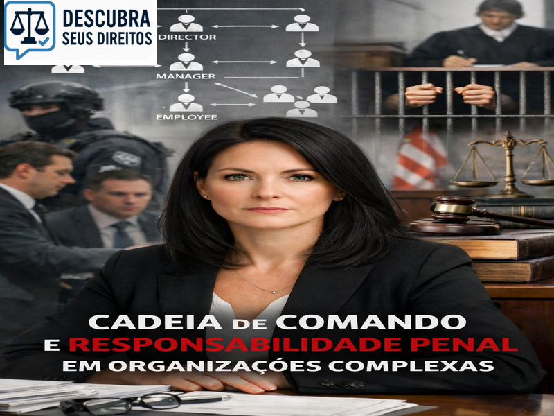 Cadeia de comando e responsabilidade penal em organizações complexas