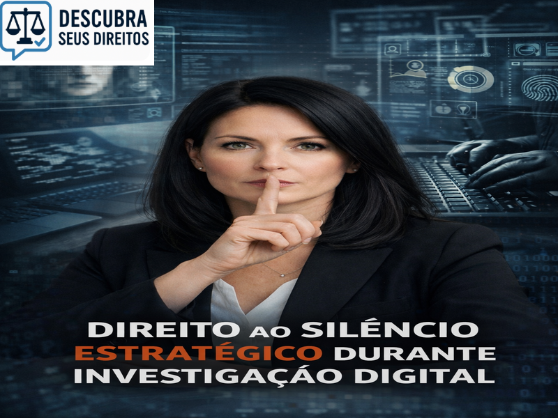 Direito ao silêncio estratégico durante investigação digital