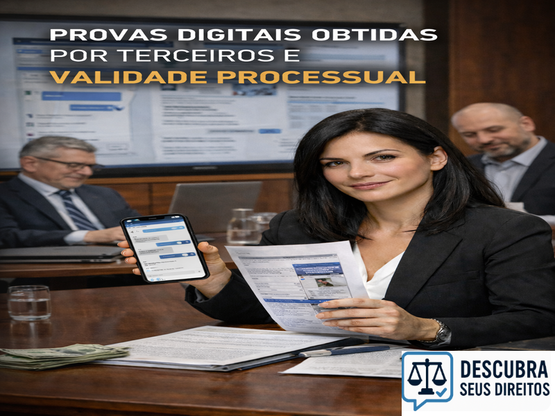 Provas digitais obtidas por terceiros e validade processual