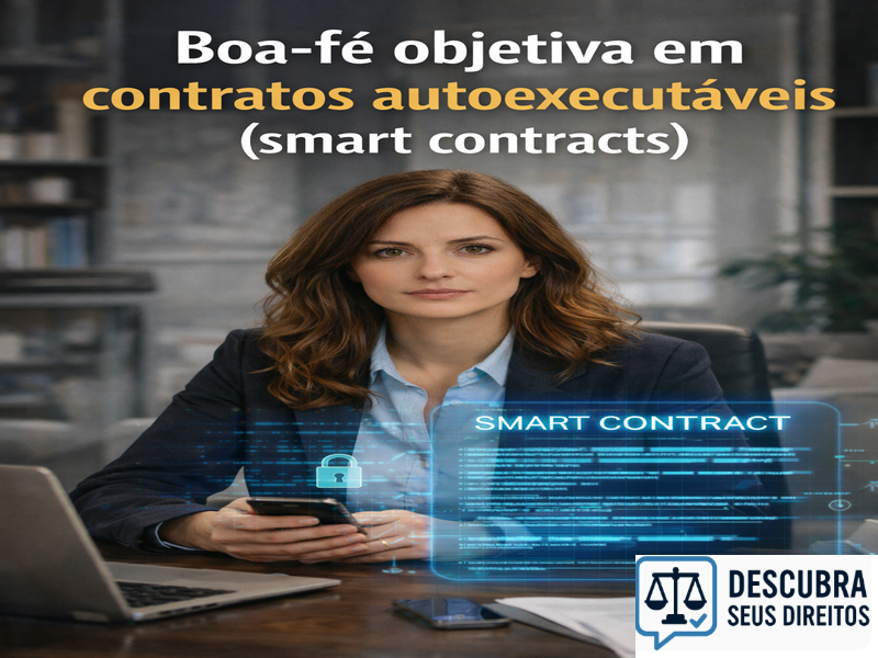 Boa-fé objetiva em contratos autoexecutáveis (smart contracts)