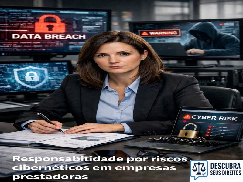 Responsabilidade por riscos cibernéticos em empresas prestadoras