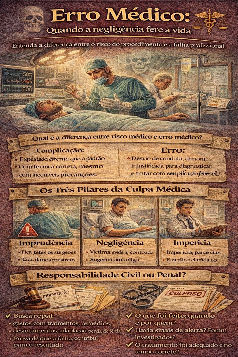 Erro Médico: Quando a negligência fere a vida