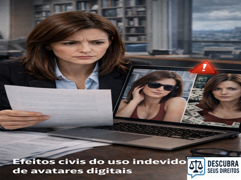 Efeitos civis do uso indevido de avatares digitais