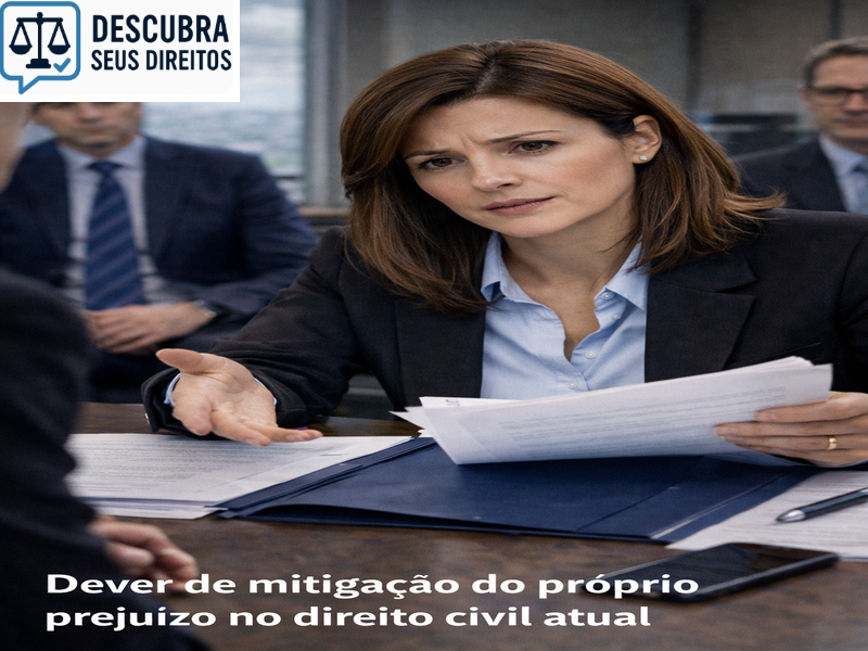 Dever de mitigação do próprio prejuízo no direito civil atual