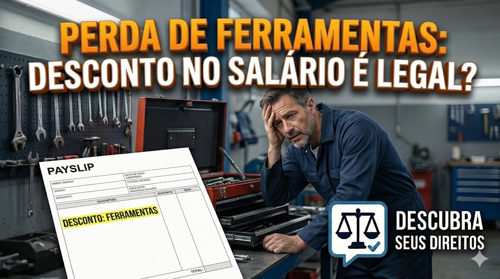 Perda de Ferramentas Fornecidas pela Empresa: o mecânico ou técnico pode sofrer desconto no salário por extravio acidental?