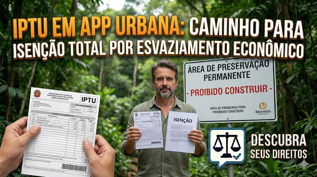 IPTU em Áreas de Preservação Permanente (APP) Urbanas: quando é possível afastar o imposto por esvaziamento econômico do terreno