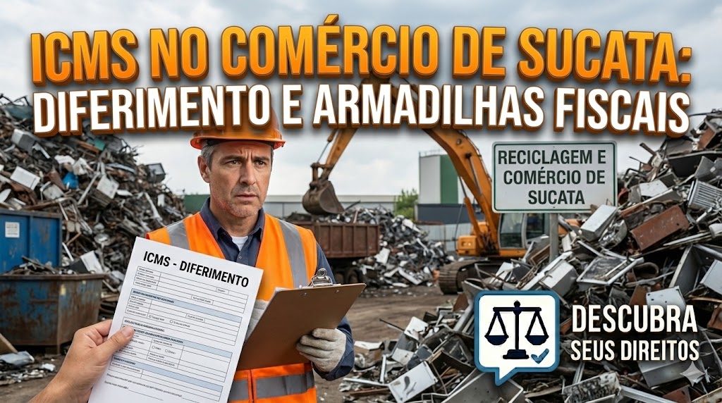 ICMS no Comércio de Sucata: o diferimento do imposto e as armadilhas fiscais silenciosas das empresas de reciclagem