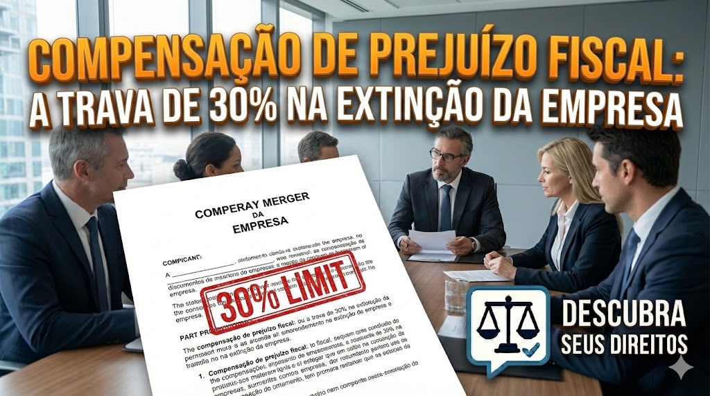 Compensação de Prejuízo Fiscal (Trava de 30%): a validade do limite em casos de extinção da empresa por incorporação