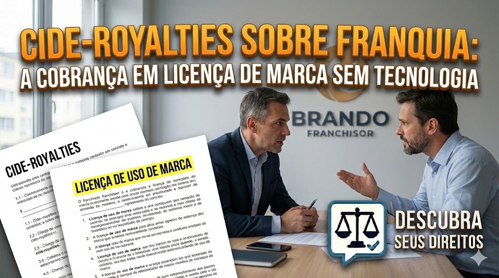 CIDE-Royalties sobre Licença de Uso de Marca: as divergências de cobrança em contratos de franquia sem transferência de tecnologia