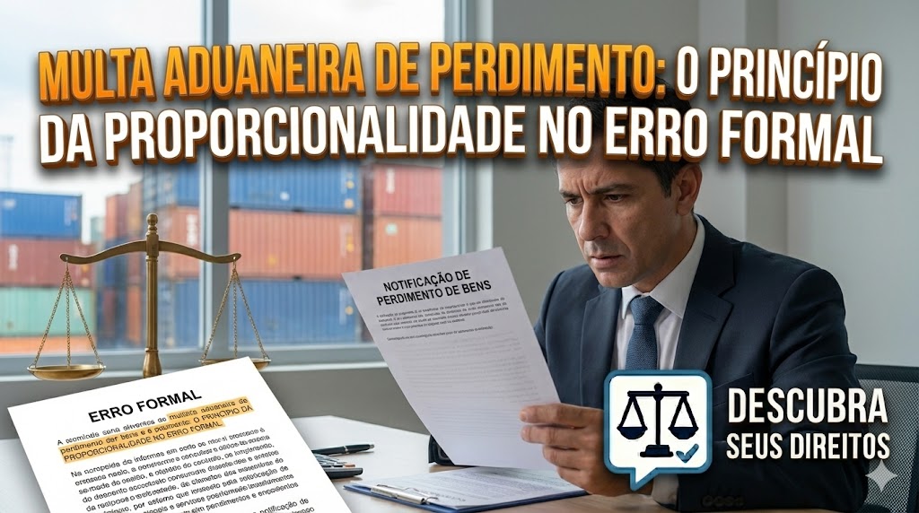 Multa Aduaneira de Perdimento de Bens: o princípio da proporcionalidade quando o erro na declaração de importação é meramente formal