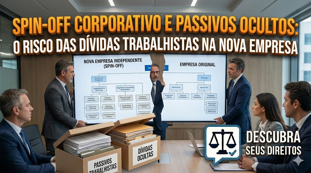 Spin-off Corporativo e Passivos Ocultos: a segregação de dívidas trabalhistas quando um departamento interno vira uma nova empresa independente