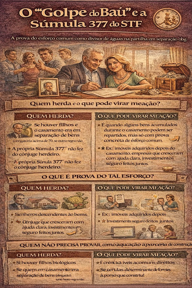 O “Golpe do Baú” e a Súmula 377 do STF
