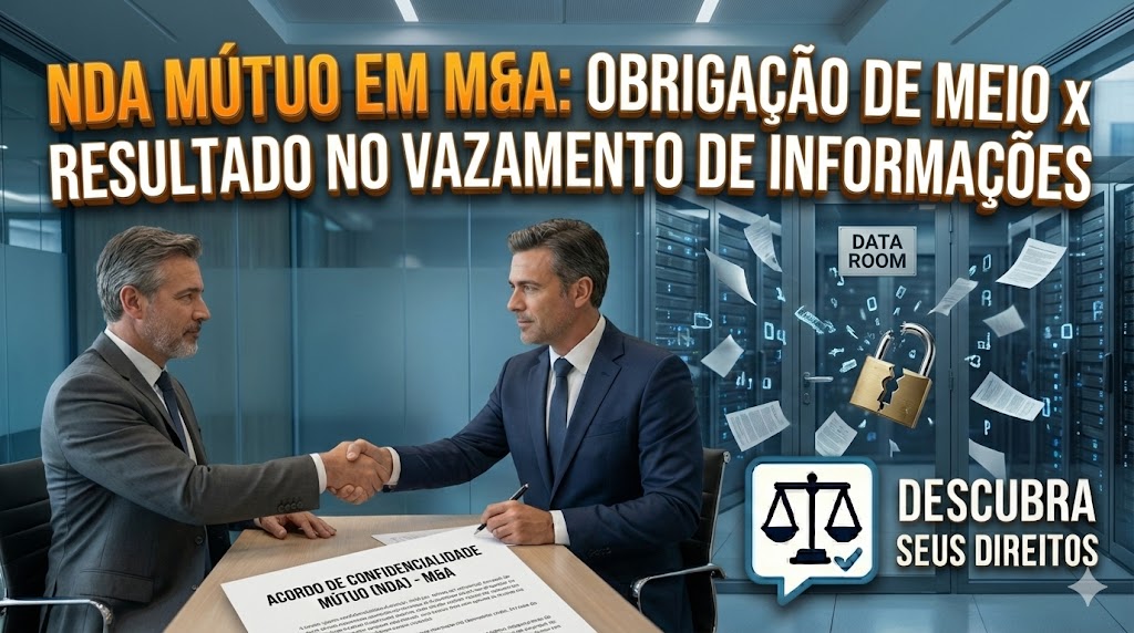 Acordo de Confidencialidade (NDA) Mútuo em M&A: obrigação de meio ou de resultado no vazamento de informações do data room