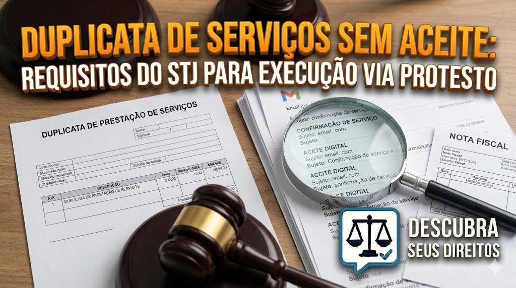 Duplicata de Prestação de Serviços (DPS) sem aceite expresso: os requisitos rígidos para execução apenas com notas fiscais e e-mails