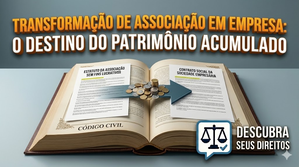 Transformação de Associação sem Fins Lucrativos em Sociedade Empresária: o destino obrigatório do patrimônio acumulado e as barreiras do Código Civil