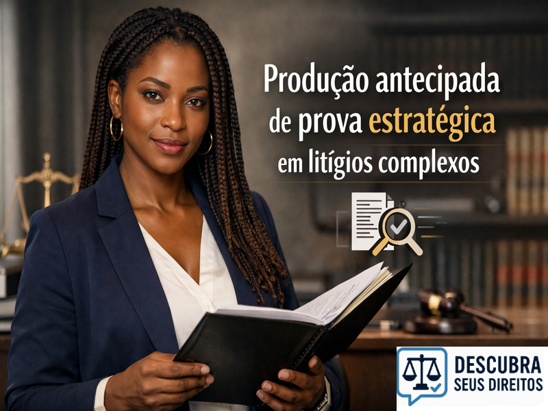 Produção antecipada de prova estratégica em litígios complexos