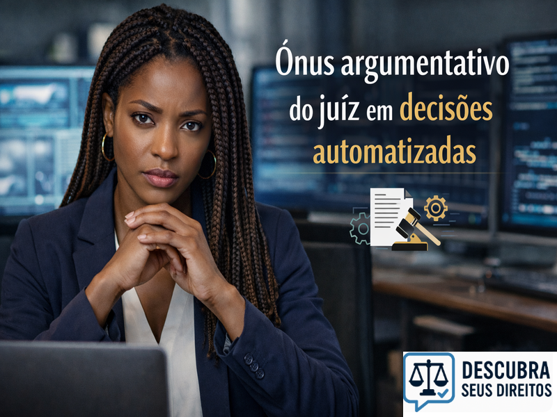 Ônus argumentativo do juiz em decisões automatizadas