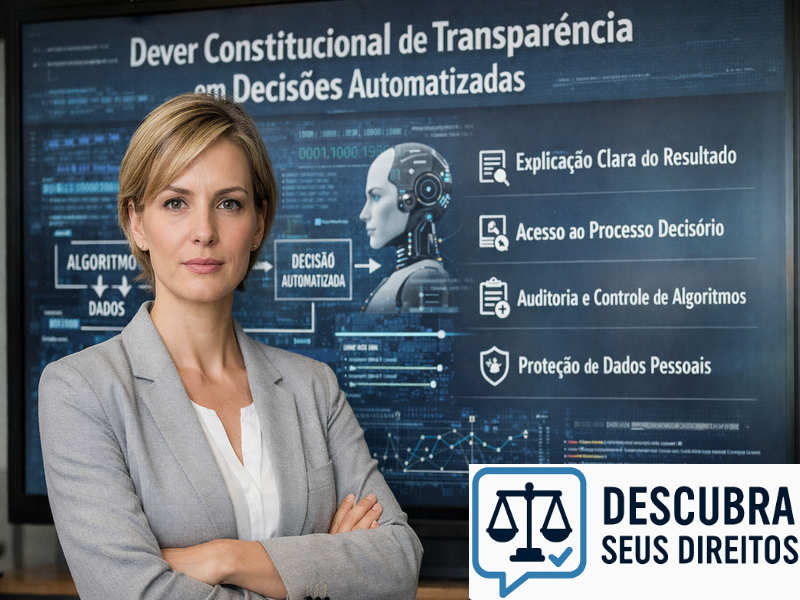 Dever constitucional de transparência em decisões automatizadas